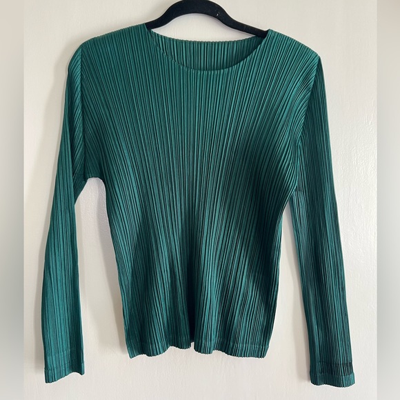 Issey Miyake Pleats Please Top Green Size 5 - Picture 1 of 5